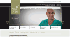 Desktop Screenshot of doctoroscarvidal.com